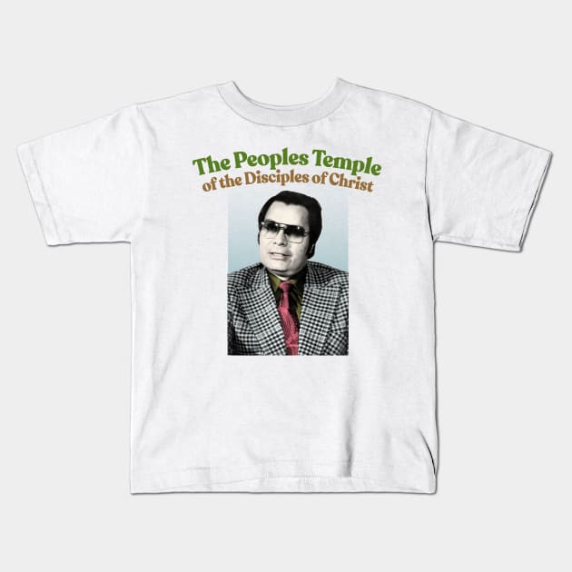 Jim Jones / Jonestown Kids T-Shirt by DankFutura